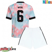 Camiseta Bélgica Axel Witsel #6 Visitante Equipación para niños Mundial 2026 manga corta (+ pantalones cortos)